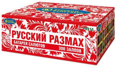 Русский размах Комбинированный Фейерверк купить в Бодайбо | bodajbo.salutsklad.ru